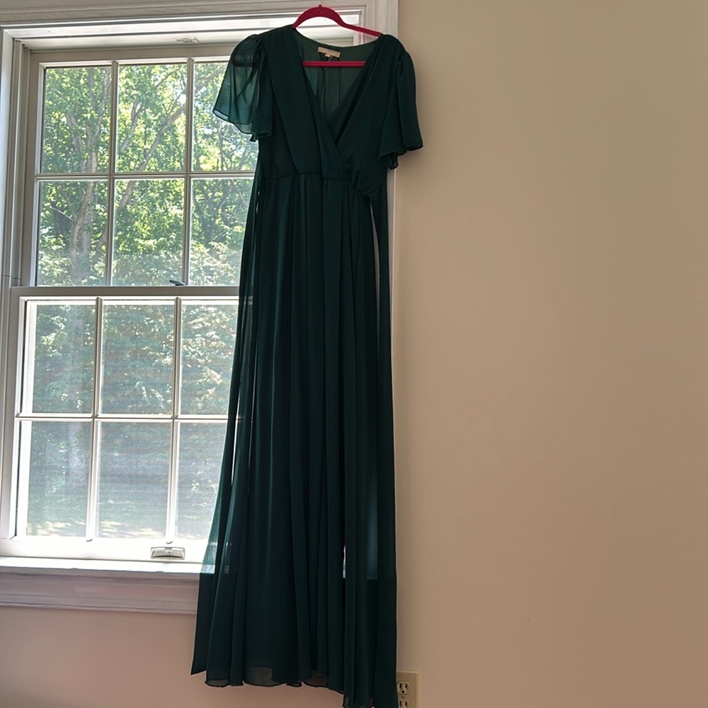 Maternity Dress Dark Green size M perfect for black tie event